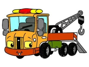 Tow Trucks Coloring